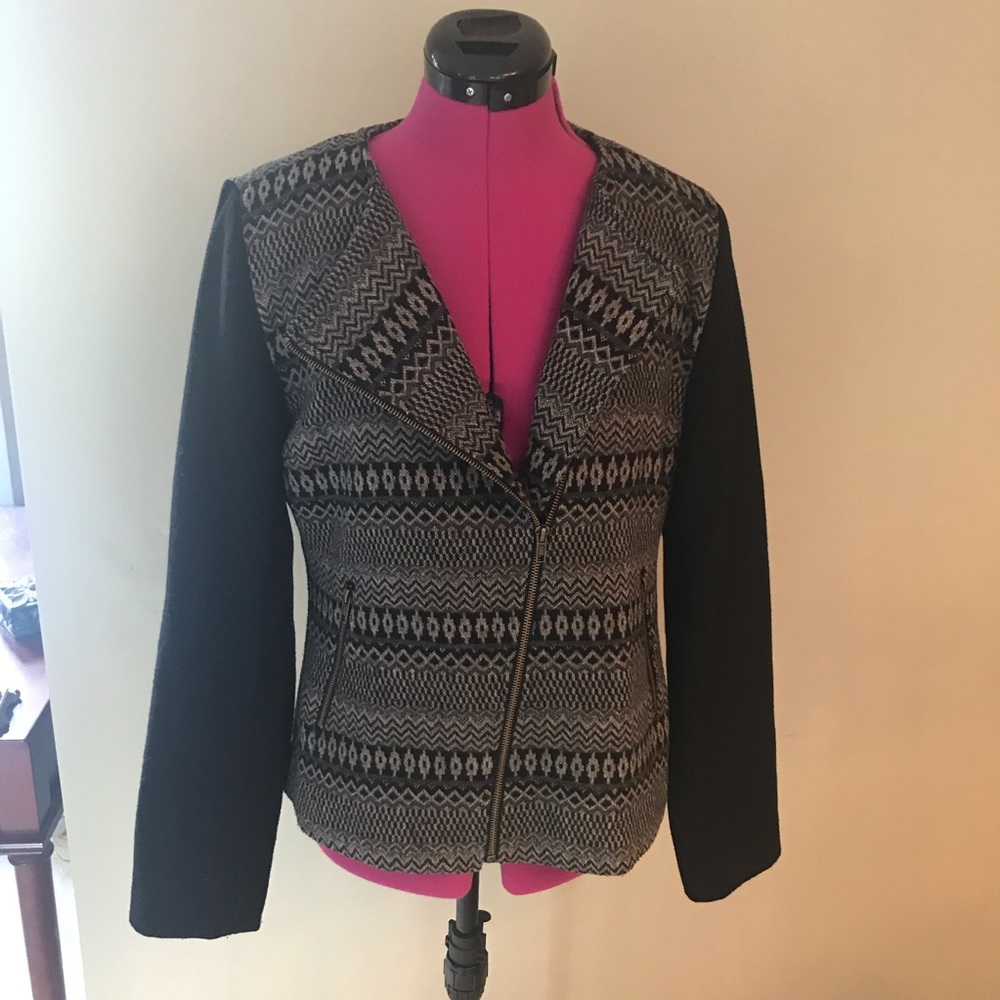 Vintage Tulle Nordic Print Jacket